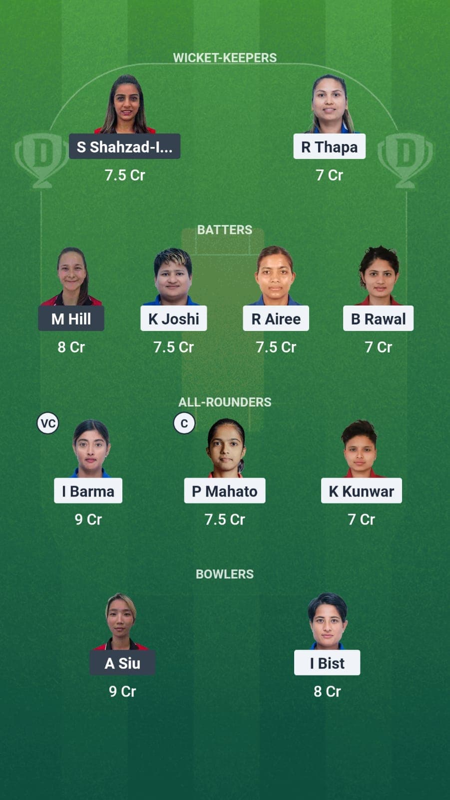 Hong Kong vs Nepal Women
