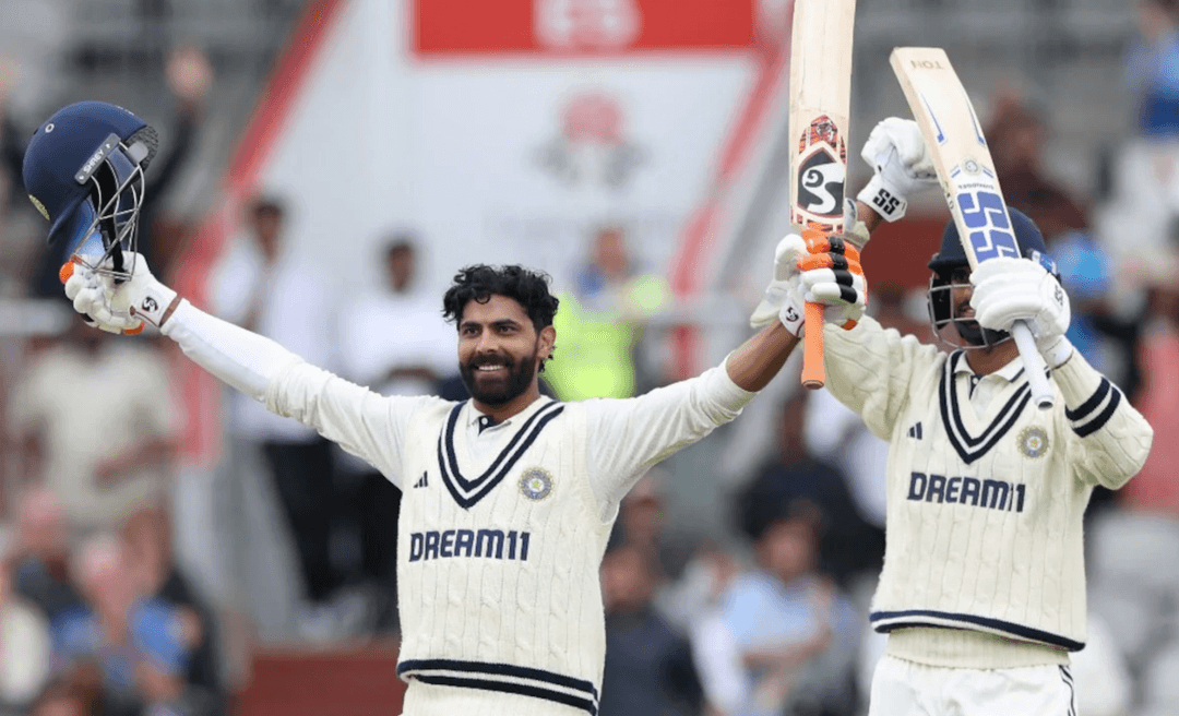 Sundar and Jadeja both scores centuries